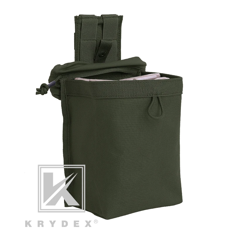 KRYDEX тактическая застежка молния Flex Drop Pouch RG Magazine Organizer MOLLE Скрытая складная сумка