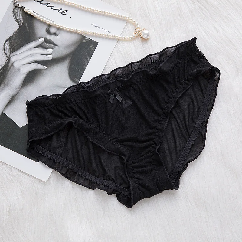 3 шт. женские кружевные трусики с низкой посадкой | Женская одежда