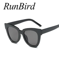 runbird 2020 new cat eye sunglasses women fashion summer sea ocean color style sunglasses female oculos uv400 1046r