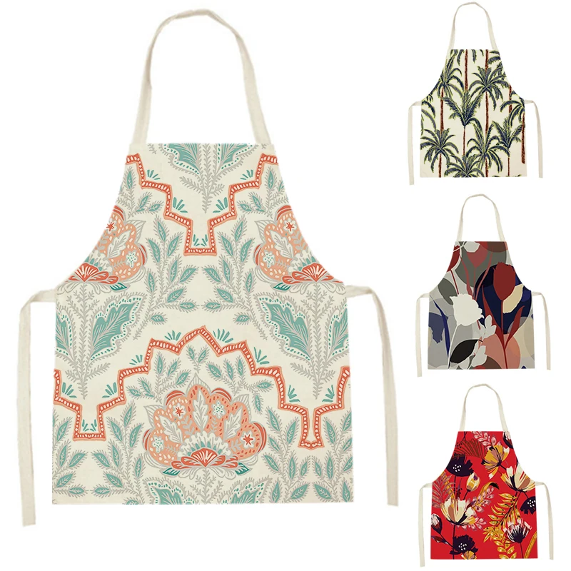 

WQL1188 Kitchen Aprons for Women Linen Bibs Household Cleaning Apron Home Waterproof Chefs Cooking Baking Apron for Child