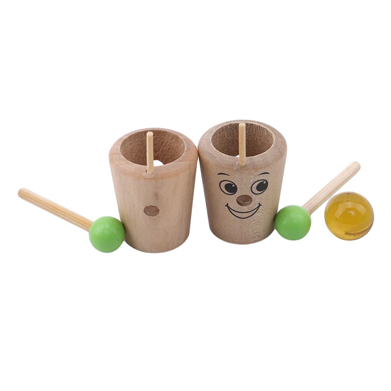 

Hot Children's Educational Ball Toy Wooden DIY Mini Tree Rolling Ball Toys Toddler Educational Nesting & Stacking Toys