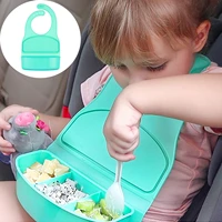 best gifts for newborns solid silicone baby feeding bibs rice pocket dual use bib silicone baby stuff creative portable lunch