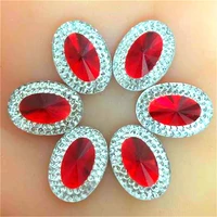 20pcs 1318mm oval resin rhinestones crystal flat back jewelry decoration