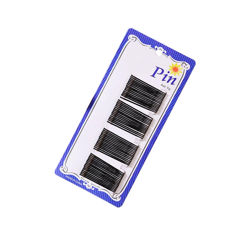 Популярные черные заколки для волос 60 шт./лот женщин женские невидимки невидимые