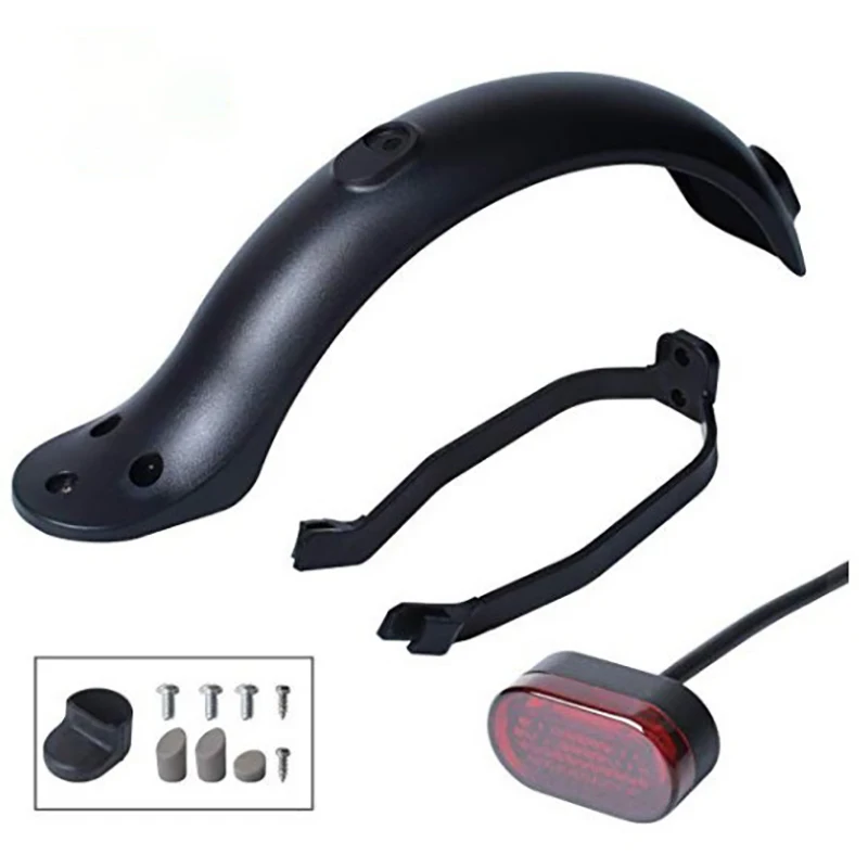 

Аксессуары для заднего крыла электроскутера, кронштейн для заднего фонаря, водонепроницаемый комплект крышек для Xiaomi M365