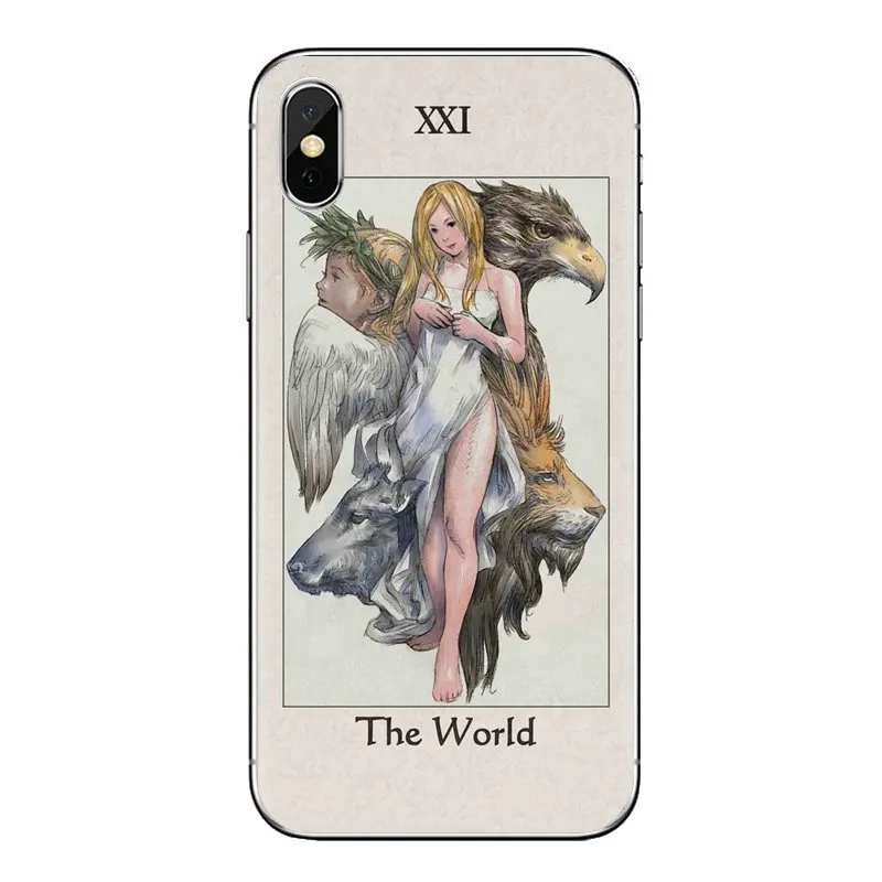 Мягкие прозрачные чехлы для Xiaomi Redmi 4A S2 Note 3 3S 4 4X5 Plus 6 7 6A Pro Pocophone F1 Tarot Cards постер мира