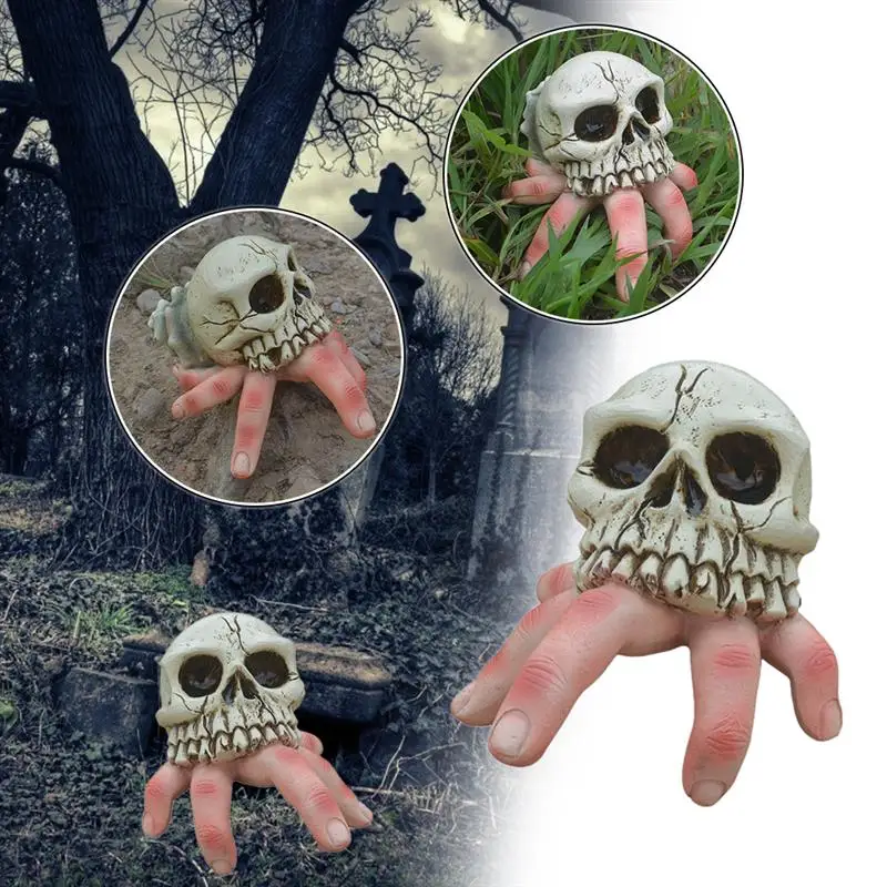 Морская ракушка статуи на палец орнамент из смолы страшное украшение для