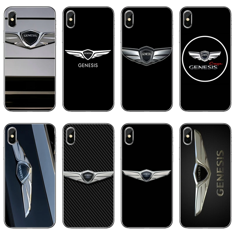 Силиконовый чехол для телефона с логотипом автомобиля Genesis iPhone X XR XS 11 Pro Max 8 7 6 6S Plus