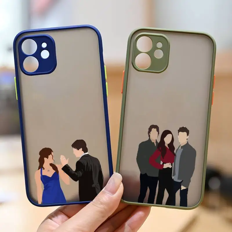 

Vampire Diaries Phone Case matte transparent For iphone 11 12 13 6 s 7 8 plus mini x xs xr pro max cover