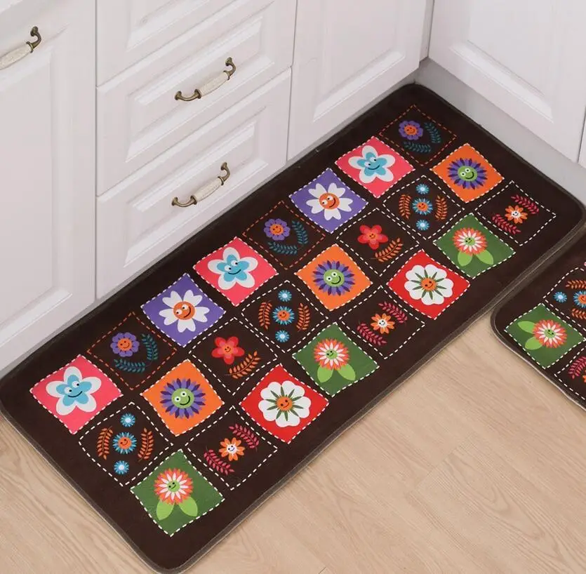 

Doormat Non-Slip Kitchen Living Room Carpet/Bath Mat Home Entrance Floor Mat Hallway Area Rugs Kitchen Mat Home 10Style