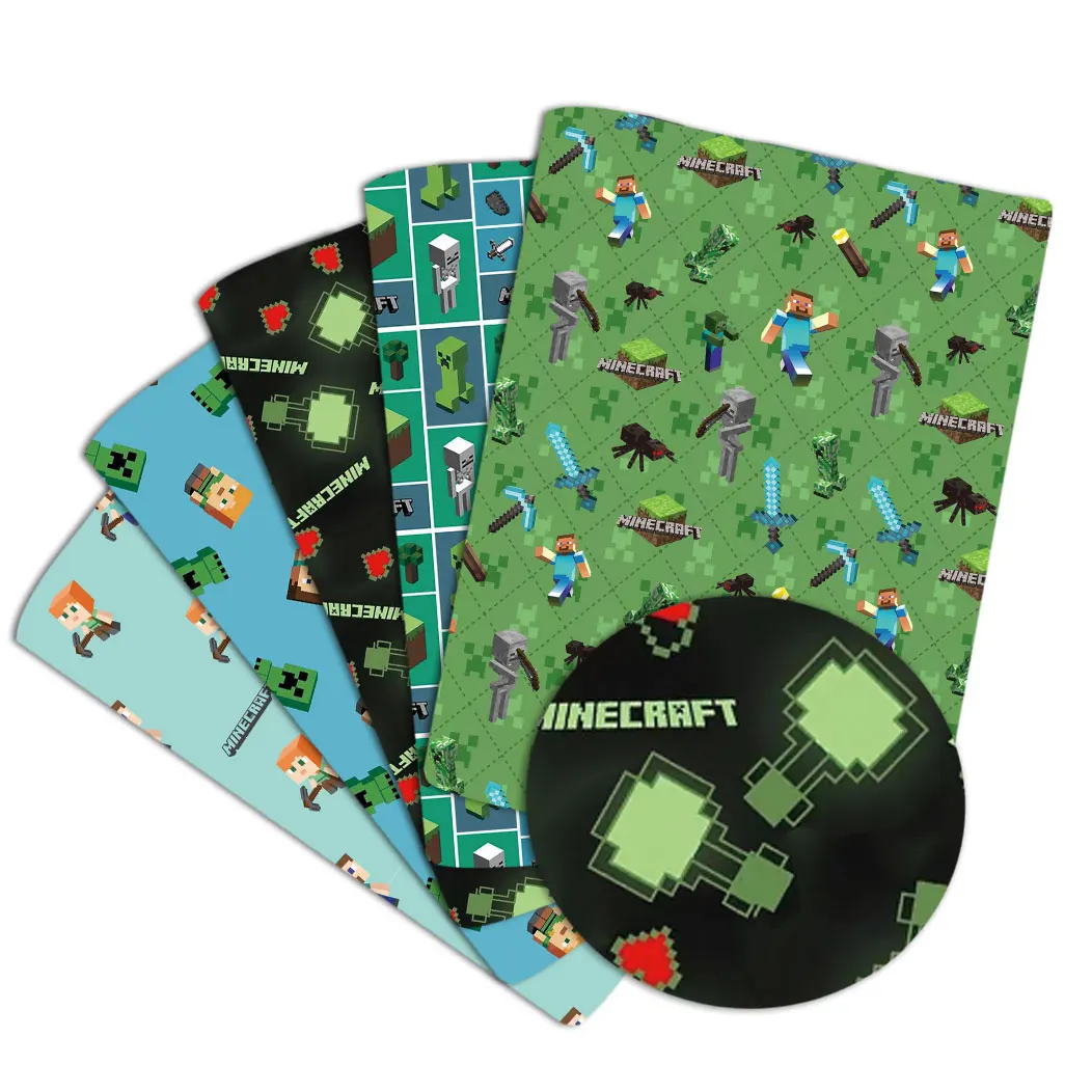 

140*50Cm Cartoon Stof Hot Diy Handgemaakte Naaien Patchwork Quilten Baby Jurk Thuis Vel Gedrukt Stof Stof Naaien kids Stof