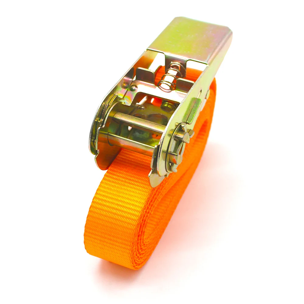 

Car 1/2pcs 13 FT Porable Heavy Duty Tie Down Cargo Strap Luggage Lashing Strong Ratchet Strap Belt With Metal Buckle