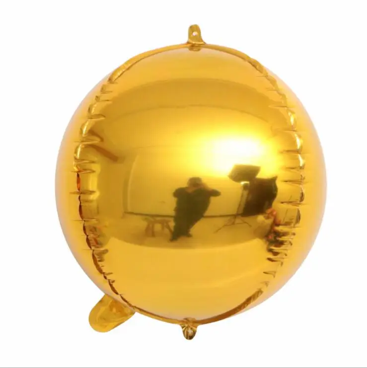 gold 5 шт./партия, 10 дюймов, розовое золото 4D, воздушные шары из алюминиевой фольги, товары для свадьбы, дня рождения, вечеринки, Декор, баллон гелия - Цвет: gold