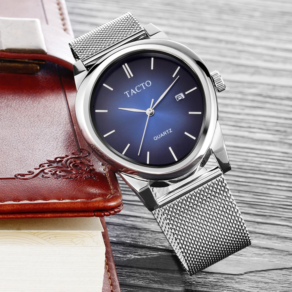 2019 модные мужские часы из нержавеющей стали спортивные аналоговые кварцевые