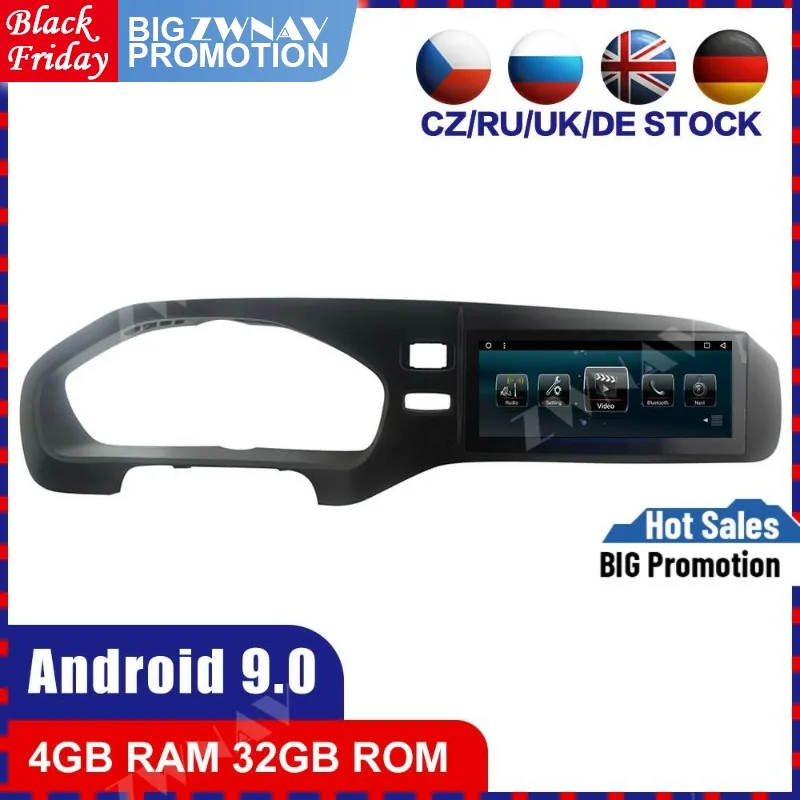 

Touch screen Android 9 Car multimedia Player For Volvo V40 2013-2019 car GPS navi stereo audio radio tape recorder BT head unit