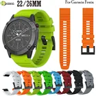 22 26 мм быстросъемный ремешок для часов для Garmin Fenix 6X Fenix 6 5X5 Fenix 3 3 HR 945 935 Easyfit спортивный силиконовый браслет