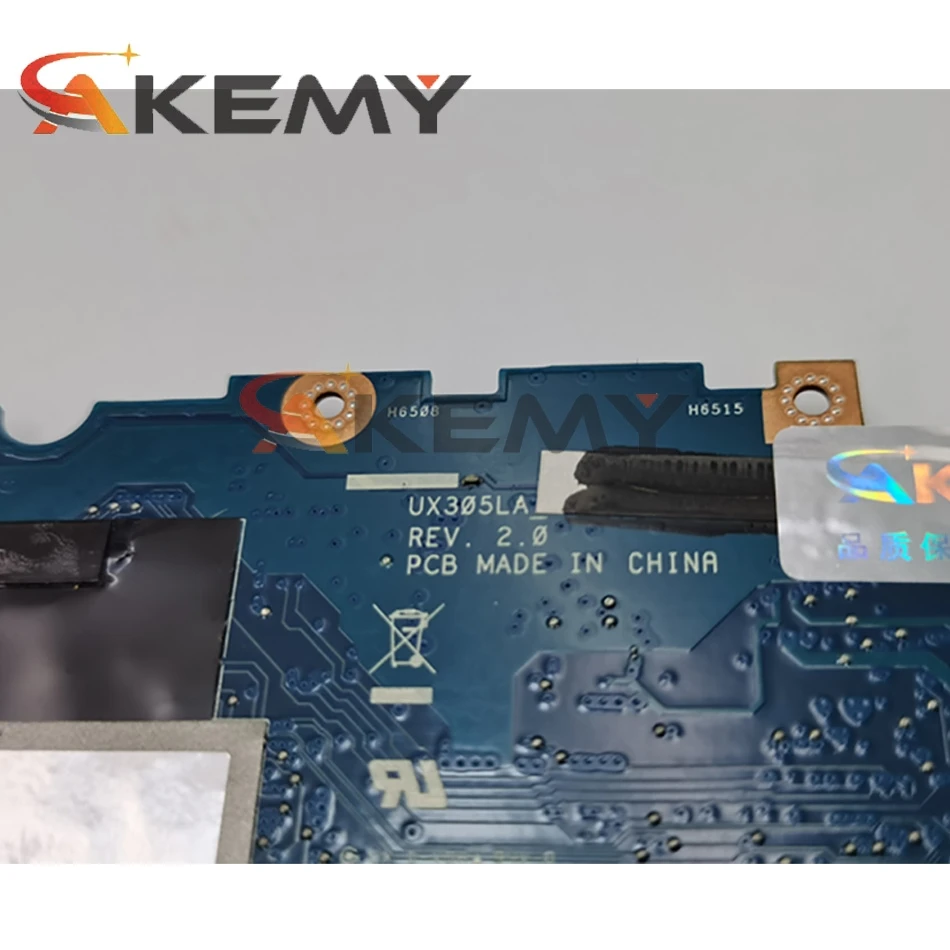 akemy ux305la laptop motherboard for asus zenbook ux305la ux305l original mainboard 8gb ram i5 5200u free global shipping