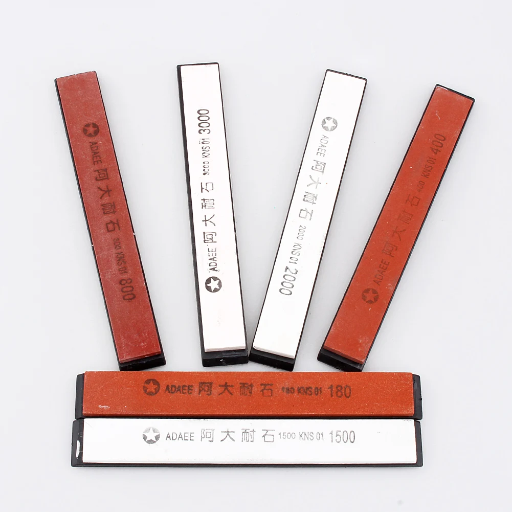 

A Set Of 6 Oil Resistant Stone Brand New 3000 Professional Stone Fixed Grinding Stone Whetstone Water For Kitchen Tools