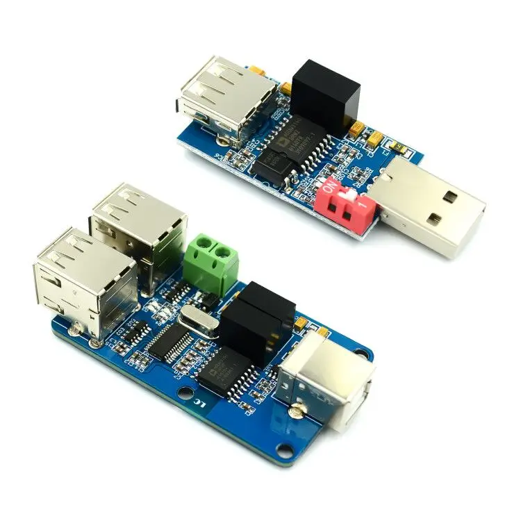USB изолятор 1500V ADUM3160 модуль муфта защитная Плата для изоляции с 2 0|Интегральные