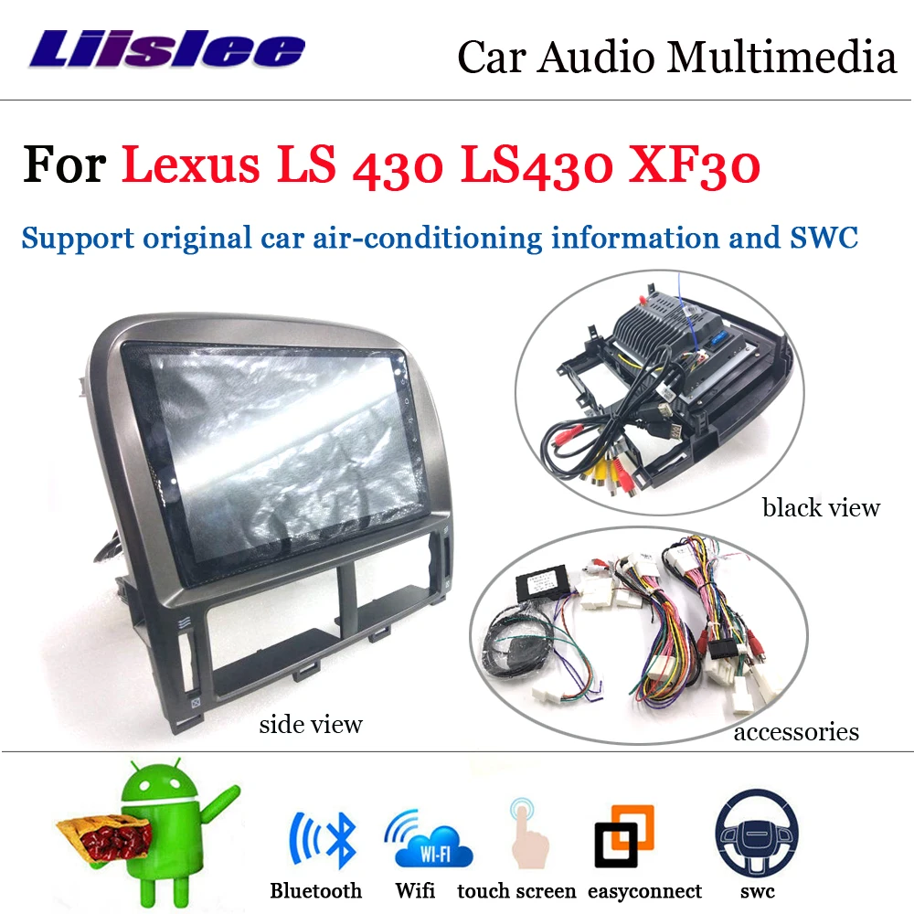 Автомобильный мультимедийный плеер на Android для Lexus LS LS430 XF30 2000 2006 стерео радио BT WIFI