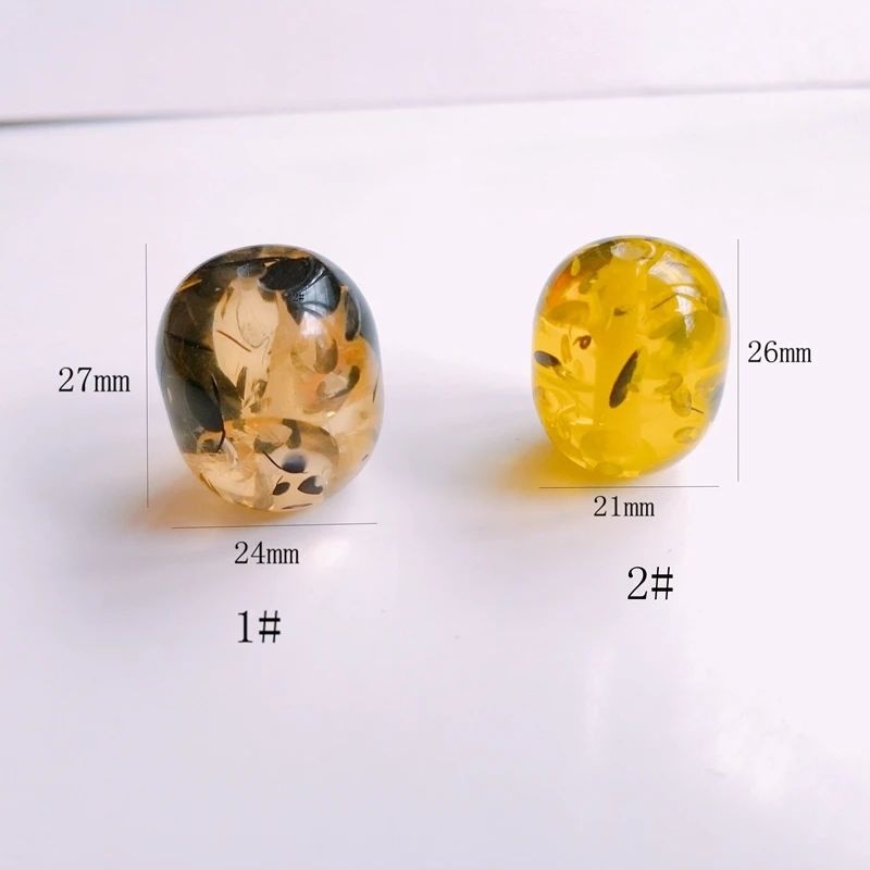 DIY аксессуары перфорированные бусины из смолы инкрустированные под змеиную кожу