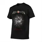 Футболка Helloween 7 Sinners German Power Metal Band 2 с аниме, Мужская футболка, футболка большого размера, дьявол, футболка Berserk