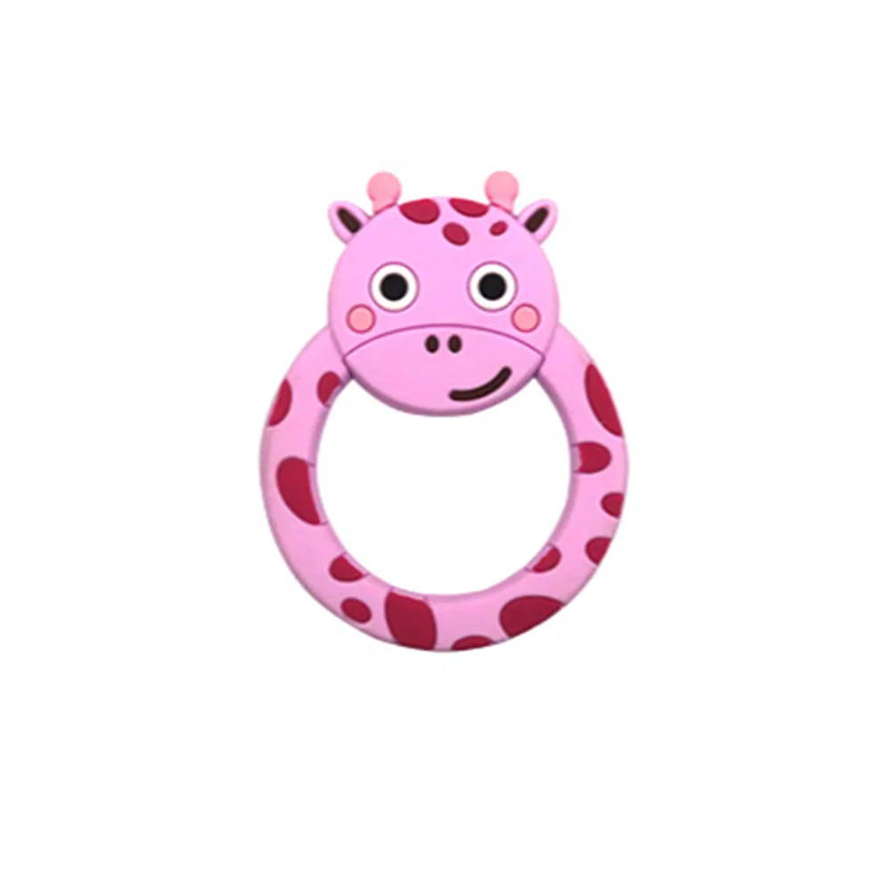 

Baby Silicone Teether Cartoon Teething Toy For New Born Bite Molar Rod Food-grade Silicone Molar Bar