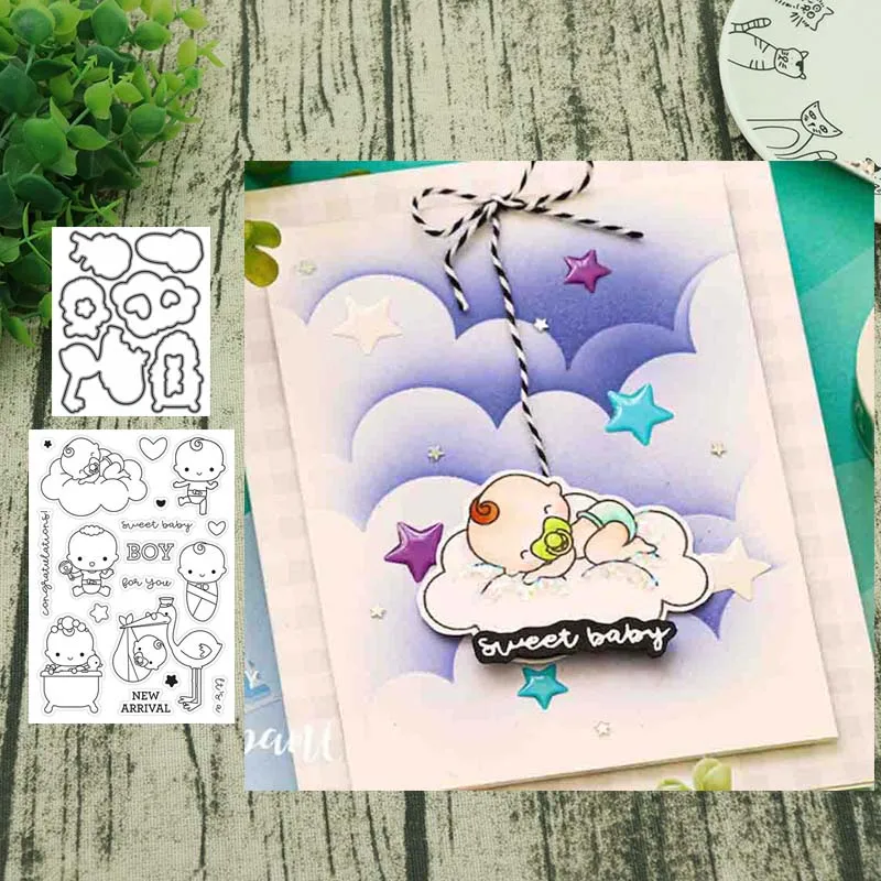 Детские ежедневный металлический Трафаретный вырубной штамп и штампы для