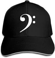 bass clef music logo unisex hats trucker hats dad baseball hats driver cap