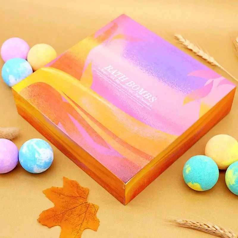 

16Pcs Hotel Bathroom Pump Ball Bath Aromatherapy Body Type Liquid Cleaning Handmade Bath Salt Gift Body Essential Oil Bath Ball