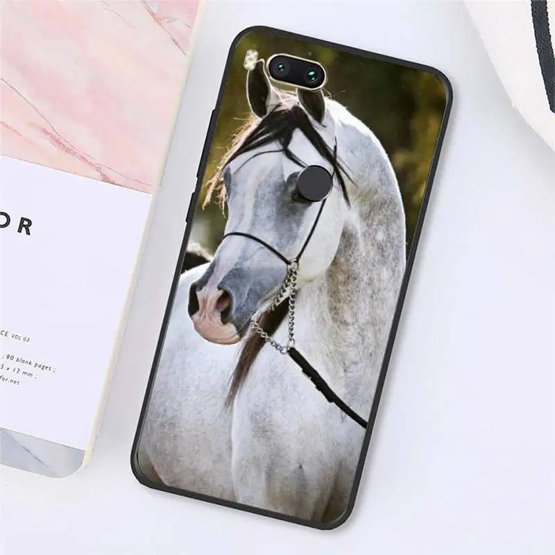 

Running horse animal grassland Phone Case For Xiaomi Redmi note 7 8 9 t k30 max3 9 s 10 pro lite Luxury brand shell funda coque