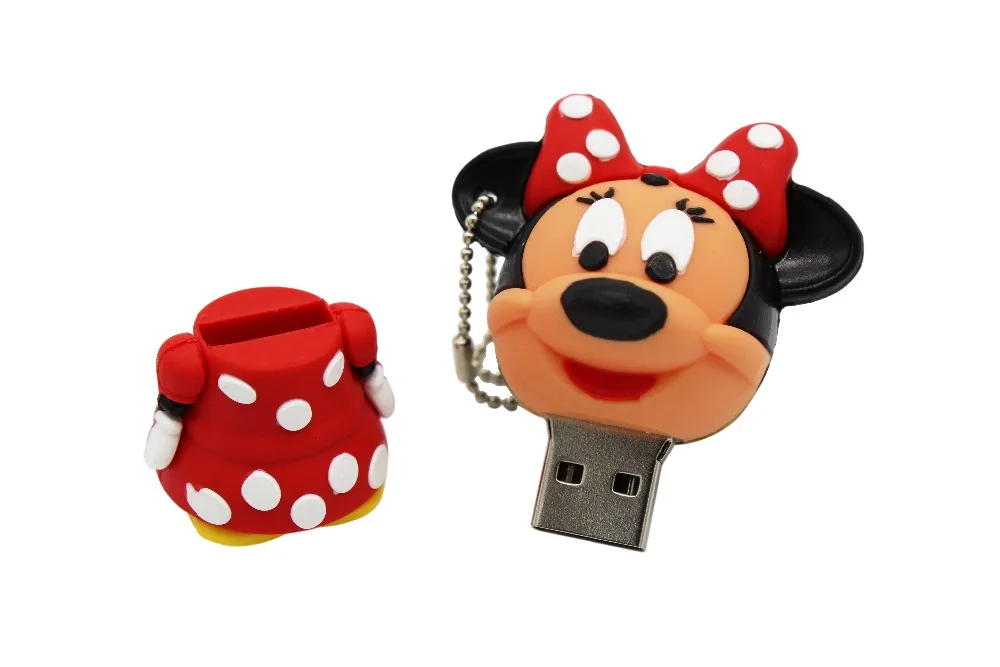 Напиши мне рисунком, для детей возрастом от 4 ГБ Микки и Минни Маус usb флэш-накопитель usb 2,0 8 Гб оперативной памяти, 16 Гб встроенной памяти, 32 ГБ, 64 ГБ, флешка, подарок U диска