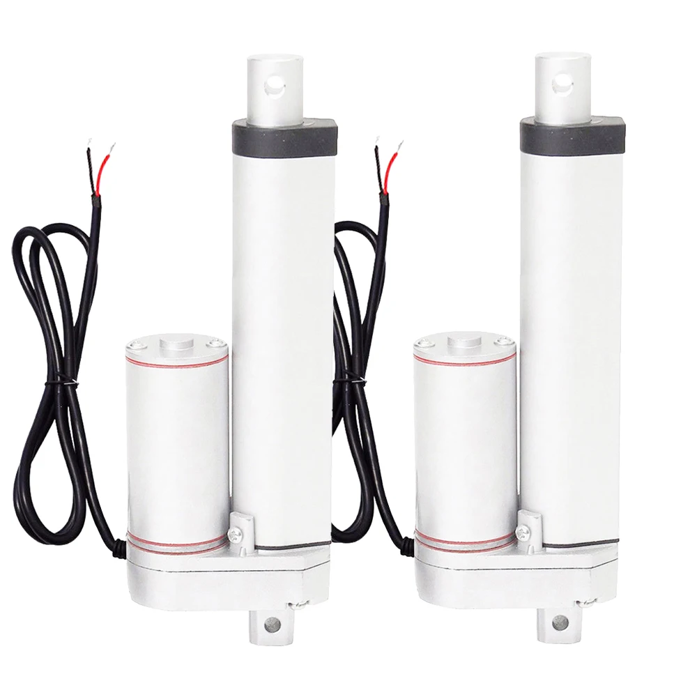 Электрический линейный привод постоянного тока 2 шт. 150 мм 12 В 5 7 мм/сек 1500 Н = кг