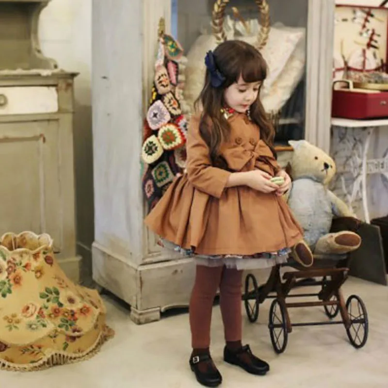 Детское пальто корейская детская одежда для девочек осень-зима 2019 новая куртка