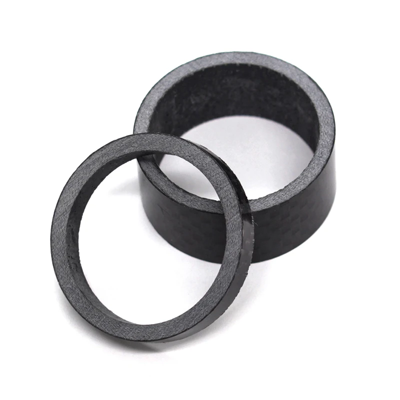 

4Pcs/Set Bicycle Headset Stem Washer Carbon Fiber MTB Road Bike Front Fork Washer Adjustment Spacer Cycling Bike Accessories