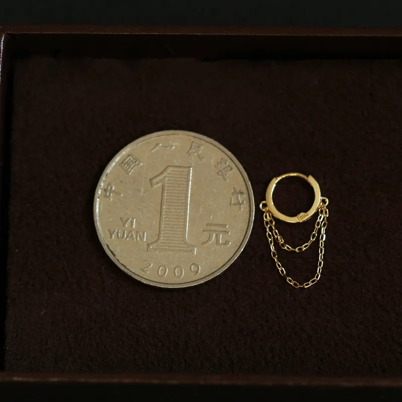 Серьги подвески с золотыми кисточками 9 к новый стиль 2020 Двойные серьги ювелирные