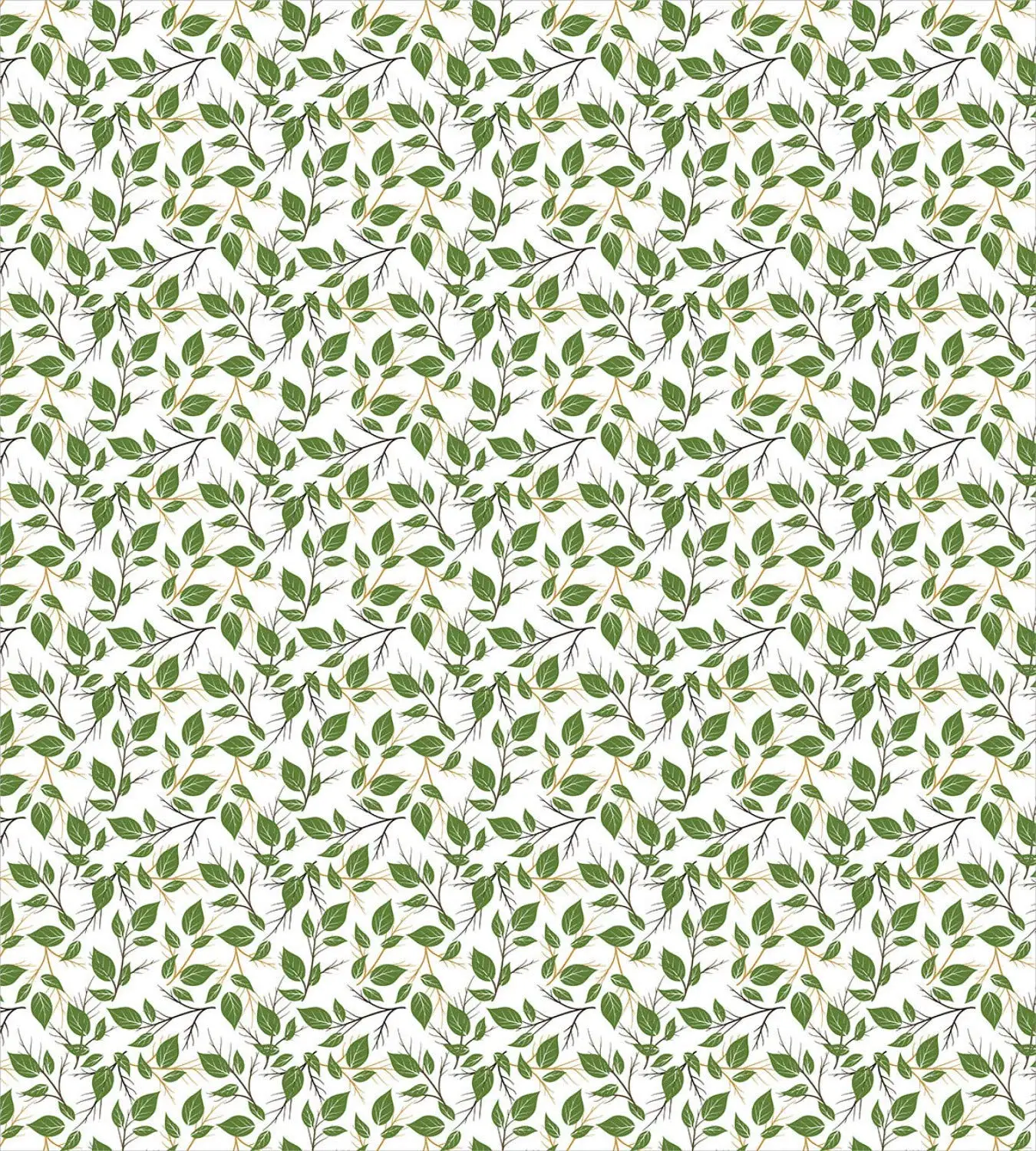 Алоха пододеяльник набор интерпретация ветвей с листьями расцвет на ровном фоне