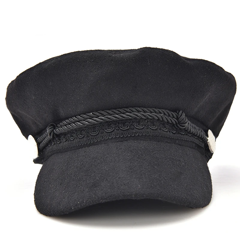 

1PC Ladies Wool Blend Baker Boy Peaked Cap Newsboy Hat Beret