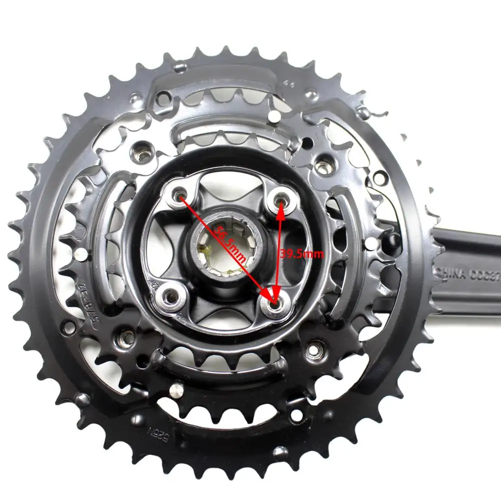 104BCD 44T/32T/22T MTB кривошипная цепь 9 скоростей 170 мм алюминиевый сплав шина отверстие