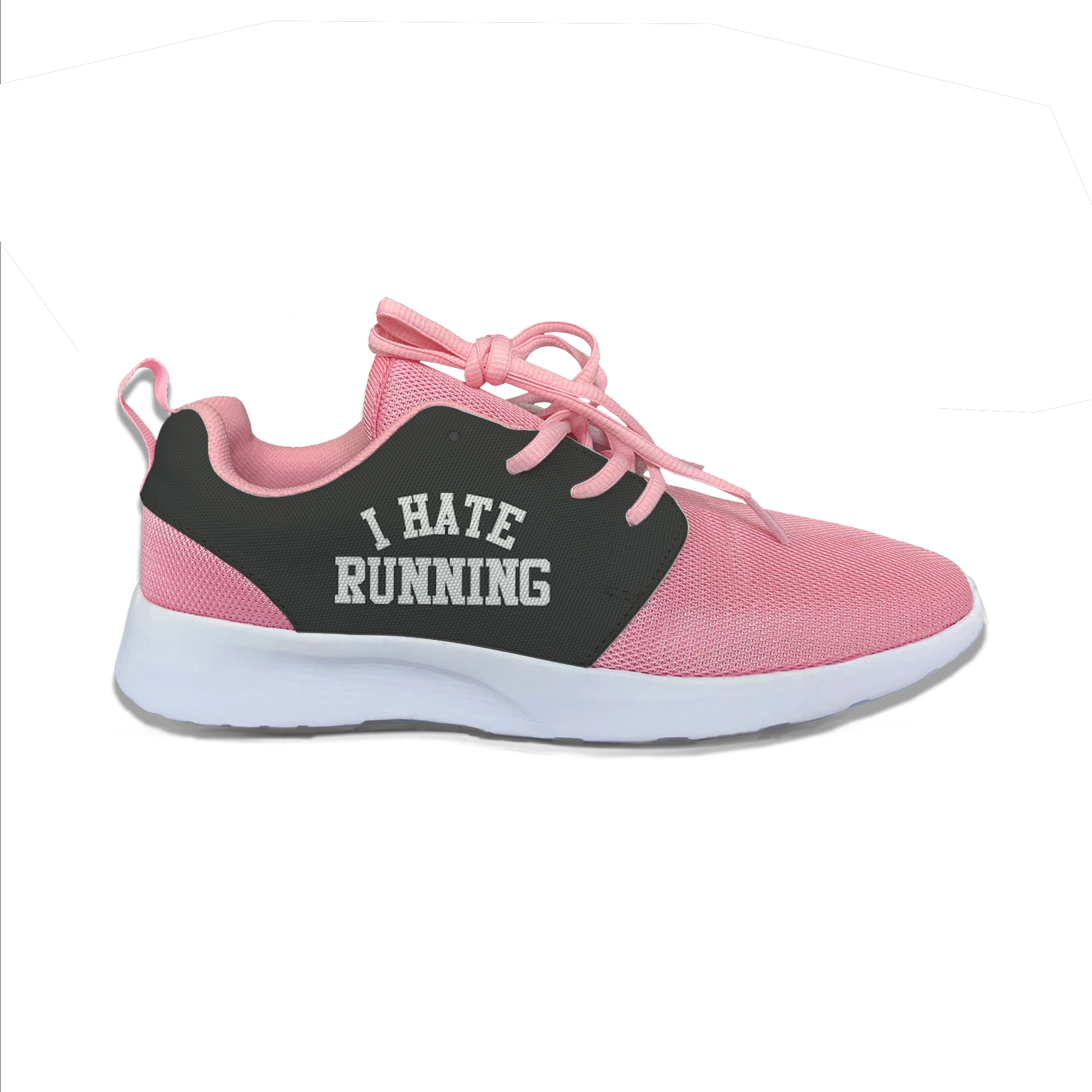 I Hate Running Hot Fashion Popular Casual Shoes Funny Cool Original Breathable Lightweight Sneakers 3D Print For Men Women | Обувь
