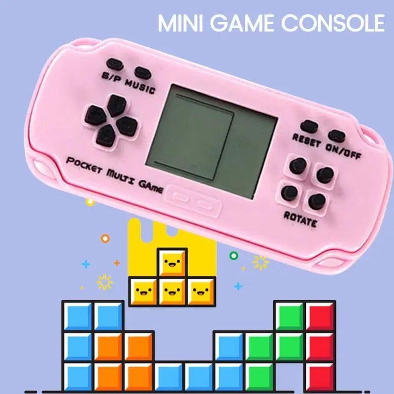 

Retro Mini Game Player Tetris Video Game Portable Parent-Child Games Console Pocket Game Consoles Classic Childhood For Gifts