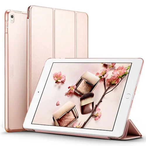 ESR Yippee цветной Чехол для iPad Pro 10," из искусственной кожи прозрачный Ультратонкий чехол-светильник для задней панели - Цвет: Rose Gold