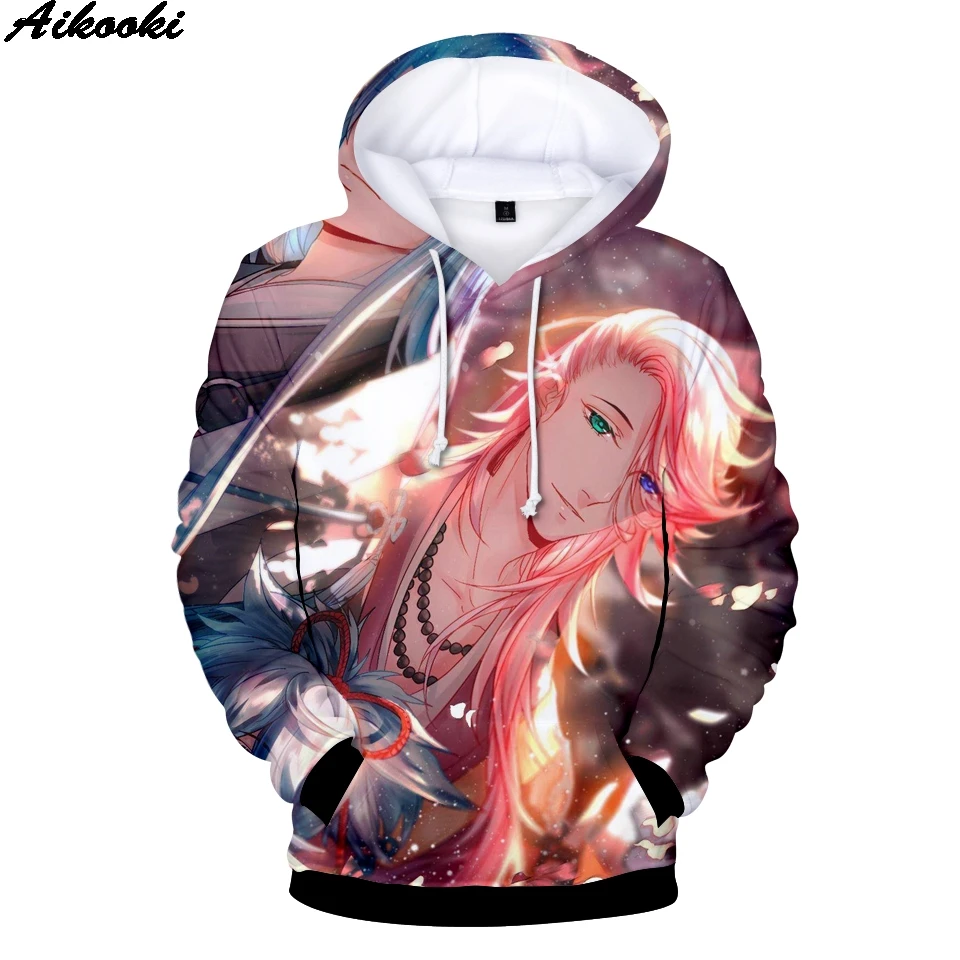 

Aikooki 3D Touken Ranbu Online Anime Hoodies Men Women Casual Sweatshirts Fashion 3D Print Hoodies Men Pullovers Sweatshirts