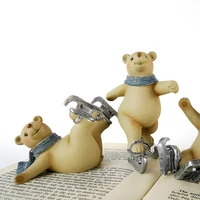 bear skating home decor decoration accessories creative ornaments crafts cartoon childrens gifts miniatures