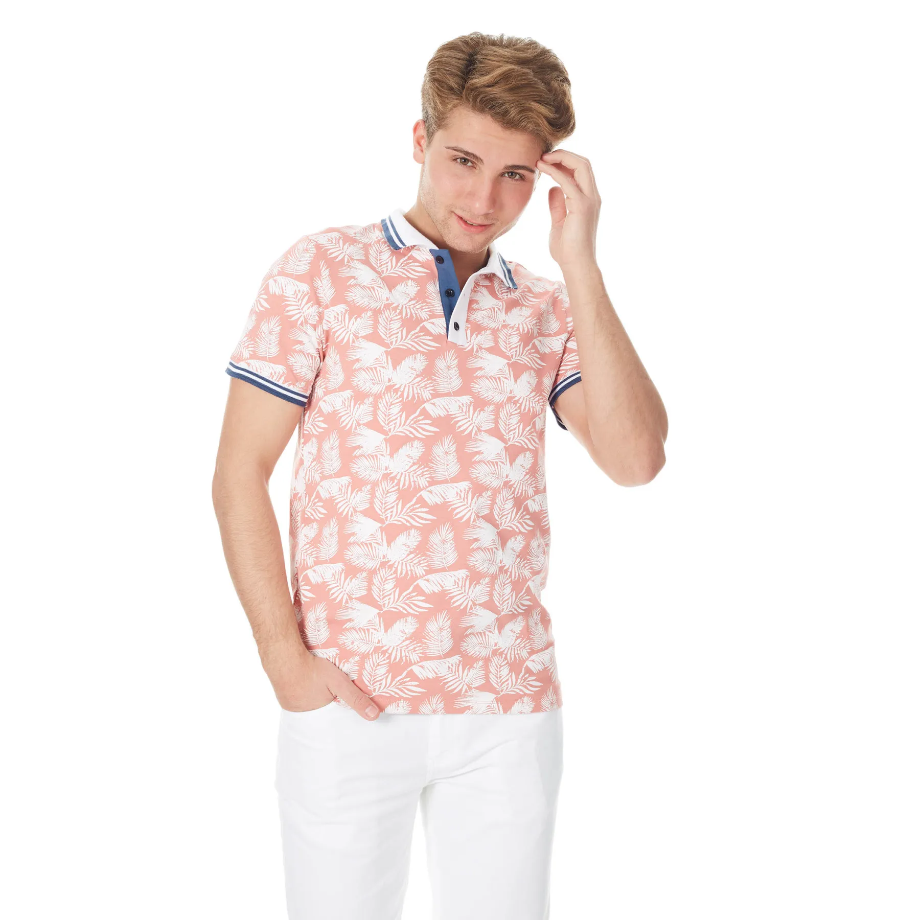 Футболка поло Jack & Jones 12154218 мужская оригинальная модная майка с воротником