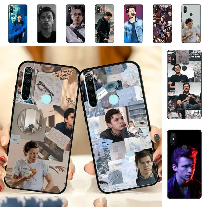 

YNDFCNB Tom Holland Phone Case for RedMi note 7 8 9 6 5 4 X pro 8T 5A