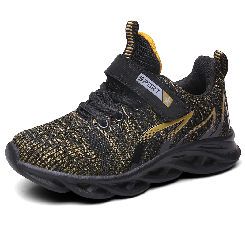 

Sport Kids Sneakers Children Casual Shoes For Boys Sneakers Girls Shoes Breathable Mesh Rubber Hook&Loop sapato infantil 2021