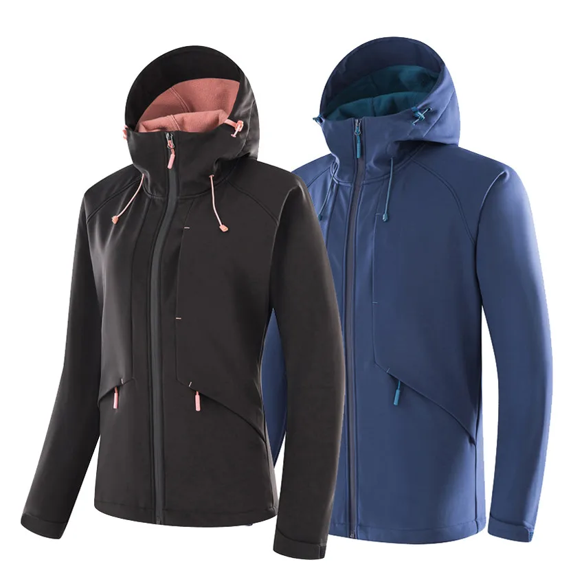 Уличные мягкие куртки для мужчин и женщин ветрозащитная теплая флисовая куртка с
