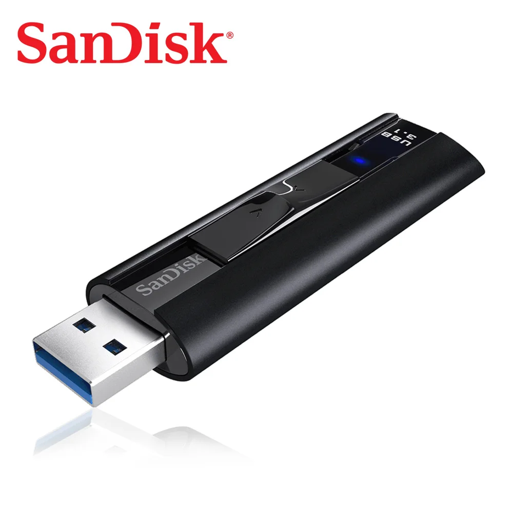 100% двойной флеш накопитель SanDisk флэш Usb Memory Stick CZ880 Extreme PRO 128 ГБ USB 3 1 твердотельный 256