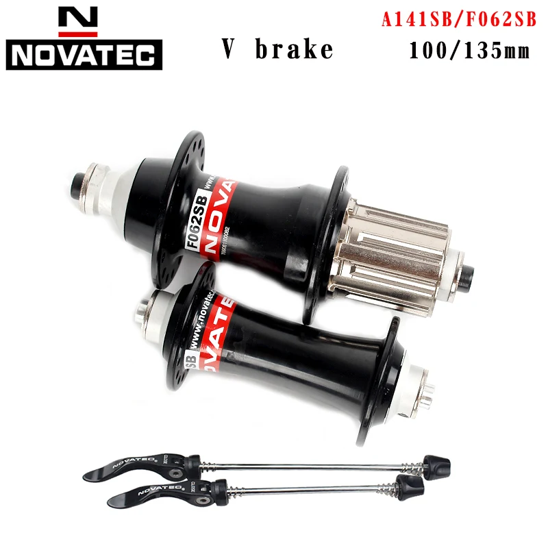 Велосипедные втулки NOVATEC велосипедные аксессуары MTB 32 отверстия V brake A141SB F062SB 100 мм